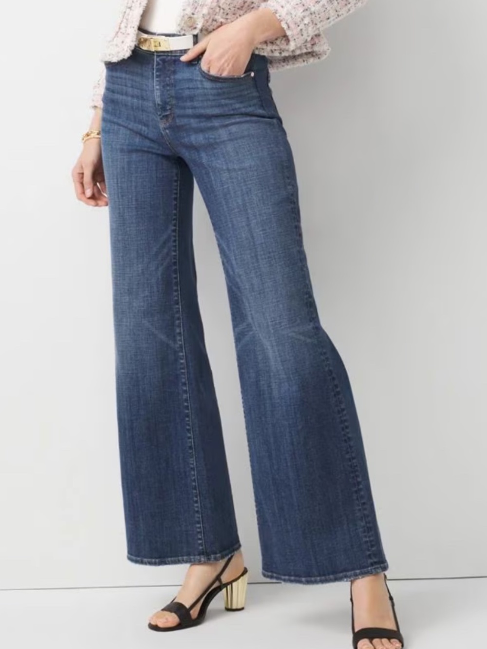 White House Black Market | High-Rise Wide Leg Jeans | 14L